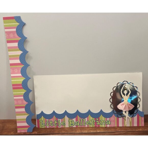 Handmade Little Ballerina Scrapbook Card Kit With Die-Cuts & Embellishments - Picture 5 of 5